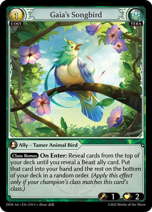 Gaias Songbird 270 (Dawn of Ashes 1st Edition)  | Good Games Adelaide SA