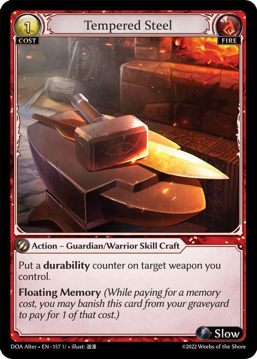 Tempered Steel 157 (Dawn of Ashes Alter Edition)  | Good Games Adelaide SA