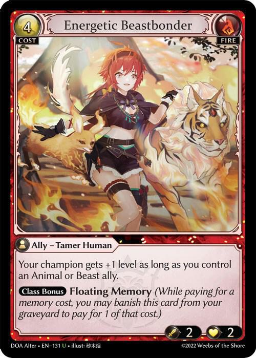Energetic Beastbonder 131 (Dawn of Ashes Alter Edition)  | Good Games Adelaide SA