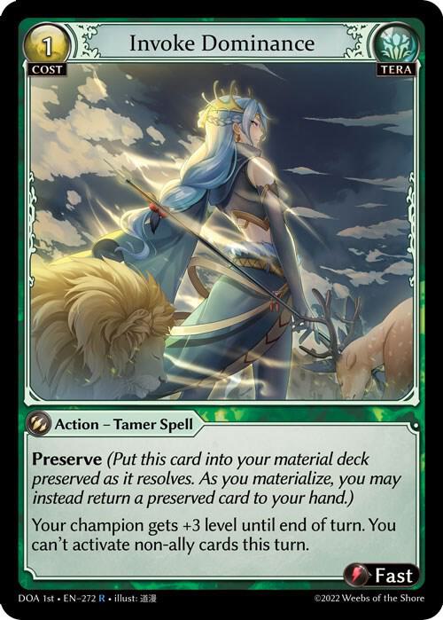 Invoke Dominance 272 (Dawn of Ashes 1st Edition)  | Good Games Adelaide SA