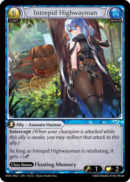 Intrepid Highwayman 176 (Dawn of Ashes Alter Edition)  - Foil | Good Games Adelaide SA