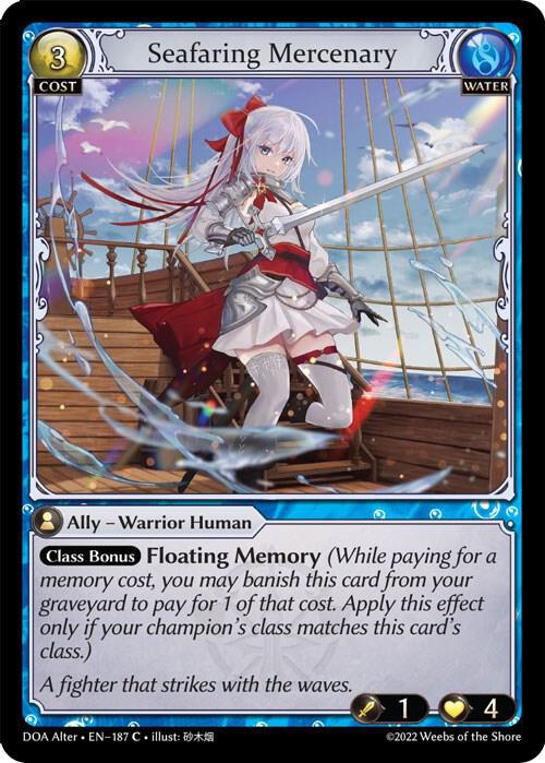Seafaring Mercenary 187 (Dawn of Ashes Alter Edition)  - Foil | Good Games Adelaide SA