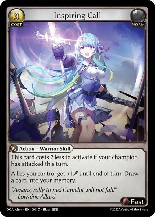 Inspiring Call 093 (Dawn of Ashes Alter Edition)  | Good Games Adelaide SA