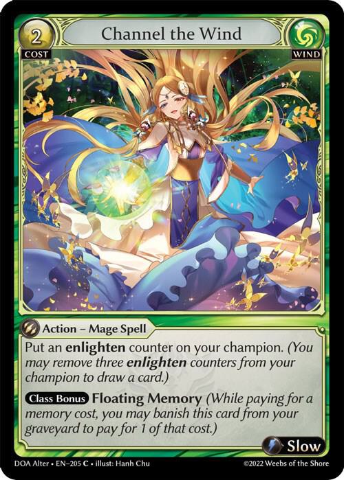 Channel the Wind 205 (Dawn of Ashes Alter Edition)  - Foil | Good Games Adelaide SA