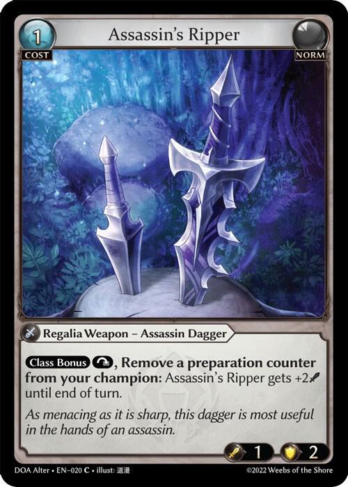 Assassins Ripper 020 (Dawn of Ashes Alter Edition)  | Good Games Adelaide SA