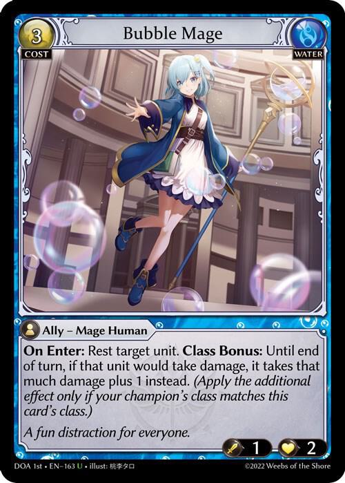 Bubble Mage 163 (Dawn of Ashes 1st Edition)  - Foil | Good Games Adelaide SA