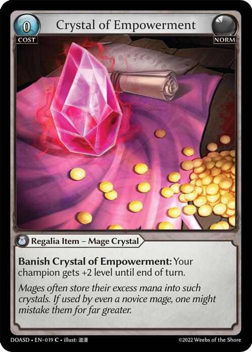 Crystal of Empowerment 019 (Dawn of Ashes Starter Decks)  | Good Games Adelaide SA