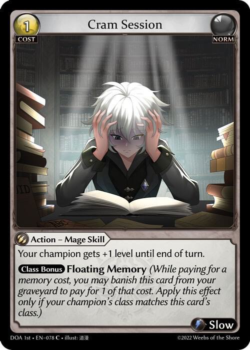 Cram Session 078 (Dawn of Ashes 1st Edition)  - Foil | Good Games Adelaide SA