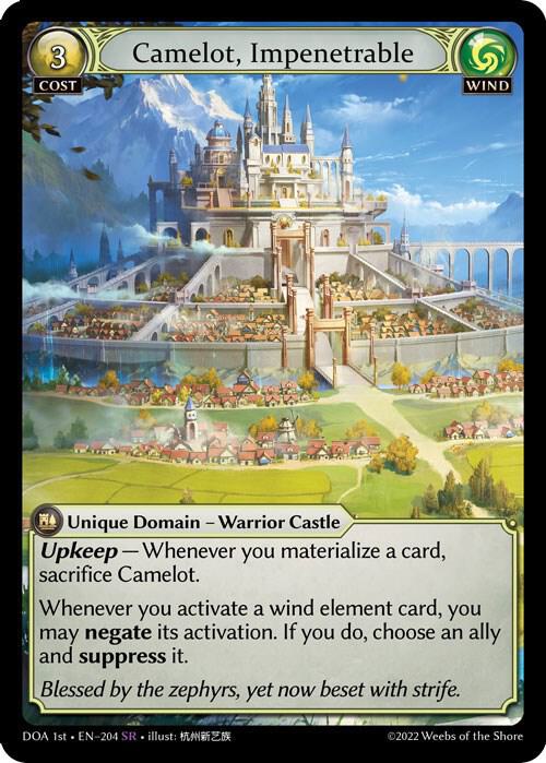 Camelot Impenetrable 204 (Dawn of Ashes 1st Edition)  - Foil | Good Games Adelaide SA