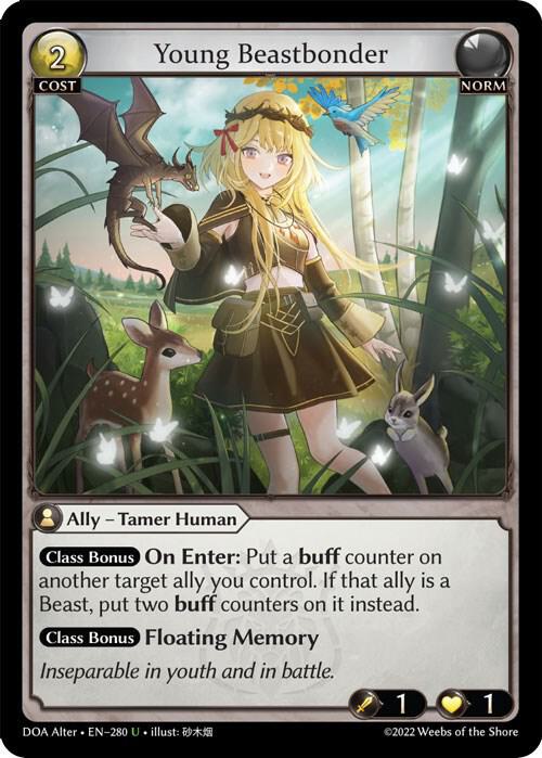 Young Beastbonder 280 (Dawn of Ashes Alter Edition)  | Good Games Adelaide SA