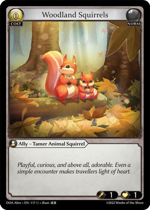 Woodland Squirrels 117 (Dawn of Ashes Alter Edition)  | Good Games Adelaide SA