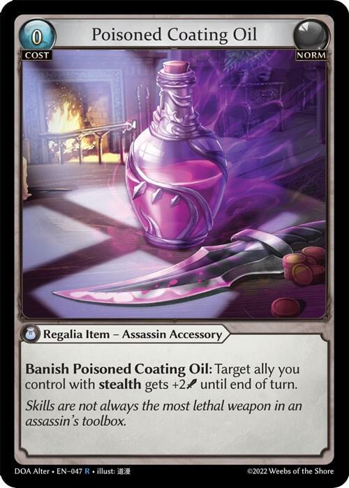 Poisoned Coating Oil 047 (Dawn of Ashes Alter Edition)  - Foil | Good Games Adelaide SA