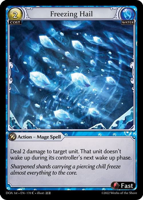 Freezing Hail 170 (Dawn of Ashes 1st Edition)  | Good Games Adelaide SA