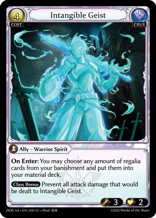Intangible Geist 250 (Dawn of Ashes 1st Edition)  | Good Games Adelaide SA