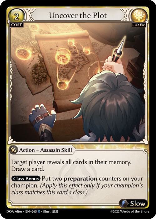 Uncover the Plot 265 (Dawn of Ashes Alter Edition)  - Foil | Good Games Adelaide SA