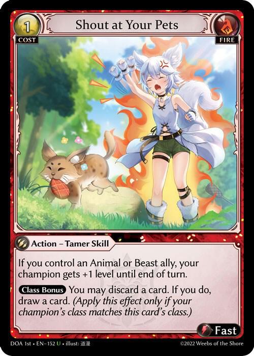 Shout at Your Pets 152 (Dawn of Ashes 1st Edition)  | Good Games Adelaide SA