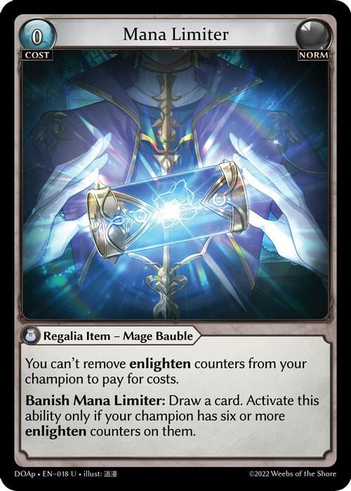 Mana Limiter 018 (Dawn of Ashes Prelude)  | Good Games Adelaide SA