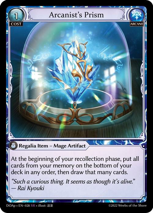 Arcanists Prism 028 (Dawn of Ashes Prelude)  | Good Games Adelaide SA
