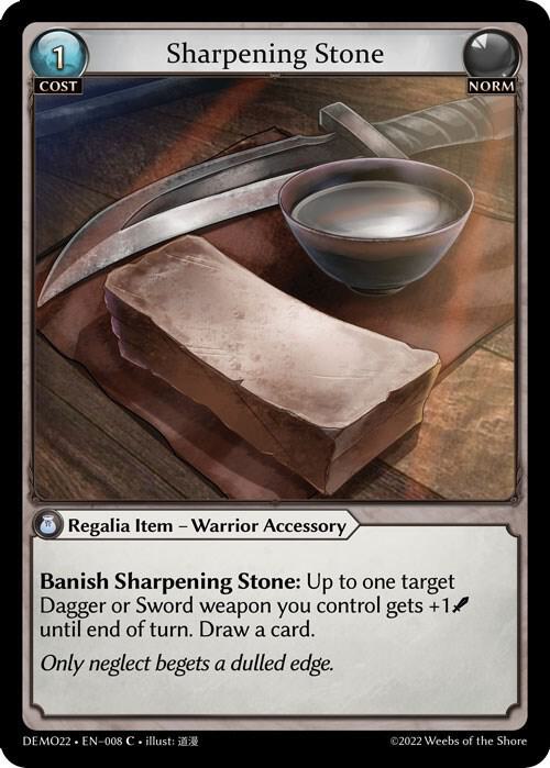 Sharpening Stone 008 (2022 Demo Deck)  | Good Games Adelaide SA