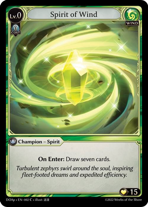 Spirit of Wind 002 (Dawn of Ashes Prelude)  | Good Games Adelaide SA