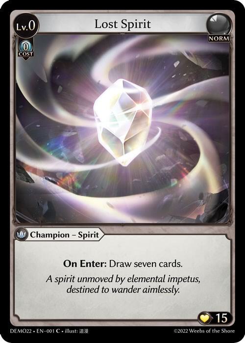 Lost Spirit 001 (2022 Demo Deck)  | Good Games Adelaide SA