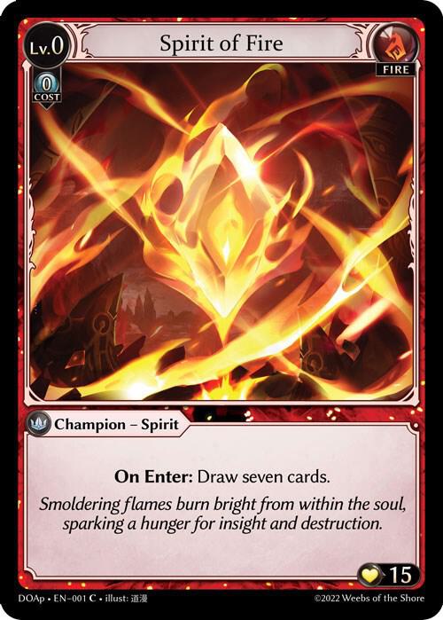 Spirit of Fire 001 (Dawn of Ashes Prelude)  | Good Games Adelaide SA