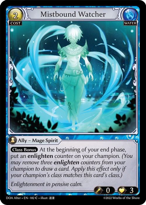 Mistbound Watcher 182 (Dawn of Ashes Alter Edition)  | Good Games Adelaide SA