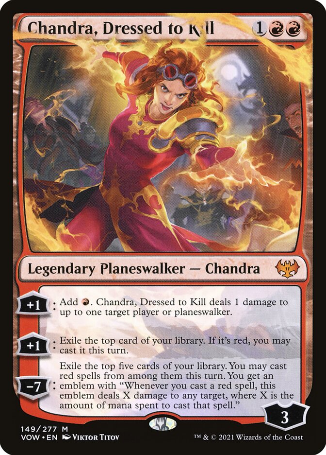 Chandra Dressed to Kill 149 (Innistrad: Crimson Vow)  - Foil | Good Games Adelaide SA