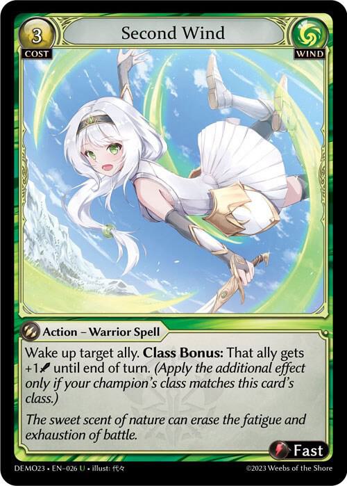 Second Wind 026 (2023 Demo Deck)  | Good Games Adelaide SA