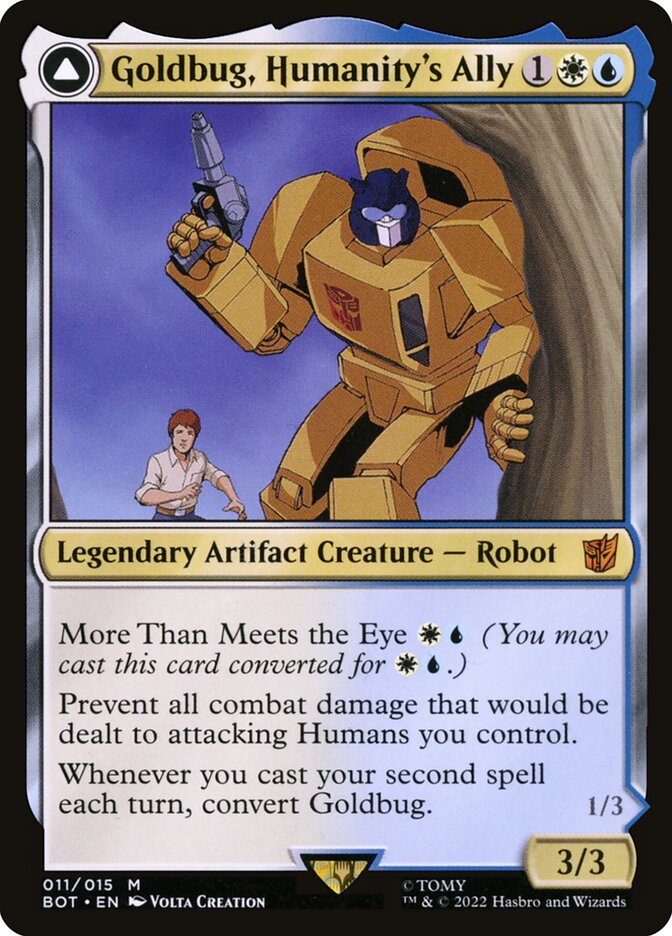 Goldbug, Humanity's Ally // Goldbug, Scrappy Scout 11 (Universes Beyond: Transformers)  | Good Games Adelaide SA