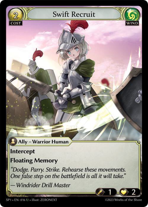 Swift Recruit 016 (Supporter Pack 1)  | Good Games Adelaide SA