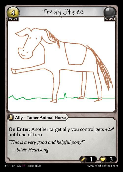 Trusty Steed 026 (Supporter Pack 1)  | Good Games Adelaide SA