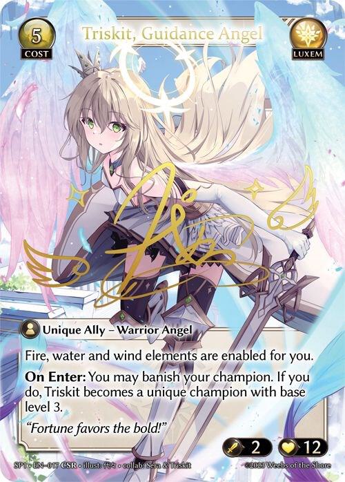 Triskit Guidance Angel CSR 017 (Supporter Pack 1)  - Foil | Good Games Adelaide SA
