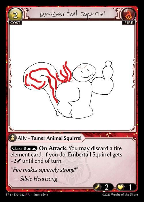 Embertail Squirrel 022 (Supporter Pack 1)  | Good Games Adelaide SA