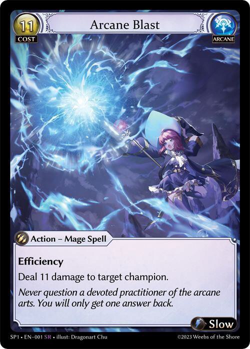 Arcane Blast 001 (Supporter Pack 1)  - Foil | Good Games Adelaide SA