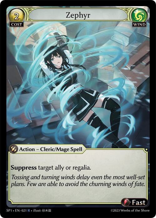 Zephyr 021 (Supporter Pack 1)  - Foil | Good Games Adelaide SA