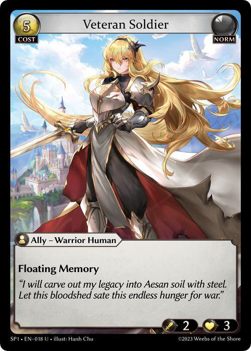 Veteran Soldier 018 (Supporter Pack 1)  | Good Games Adelaide SA