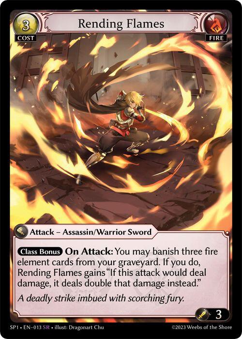 Rending Flames 013 (Supporter Pack 1)  - Foil | Good Games Adelaide SA