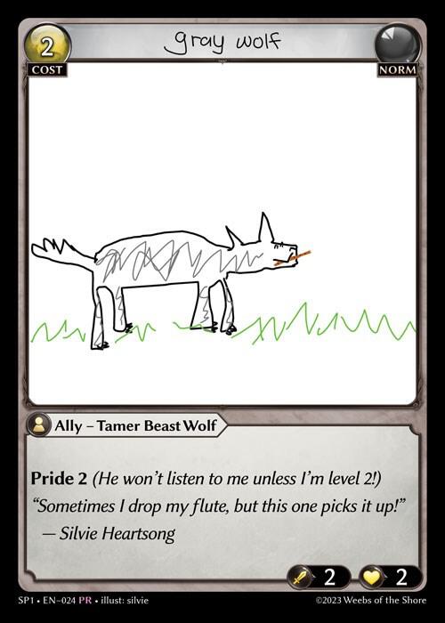 Gray Wolf 024 (Supporter Pack 1)  | Good Games Adelaide SA