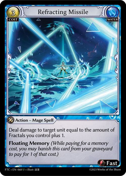 Refracting Missile 068 (Fractured Crown)  - Foil | Good Games Adelaide SA