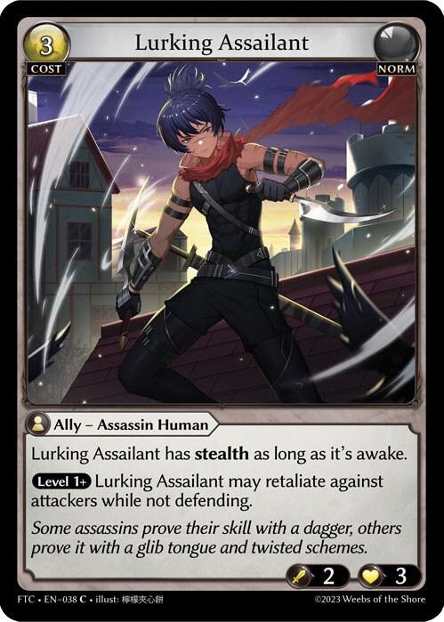 Lurking Assailant 038 (Fractured Crown)  - Foil | Good Games Adelaide SA
