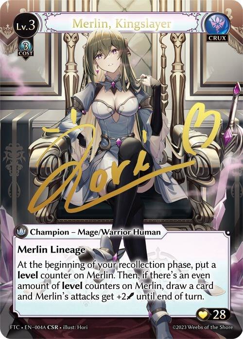 Merlin Kingslayer A CSR 004A (Fractured Crown)  - Foil | Good Games Adelaide SA