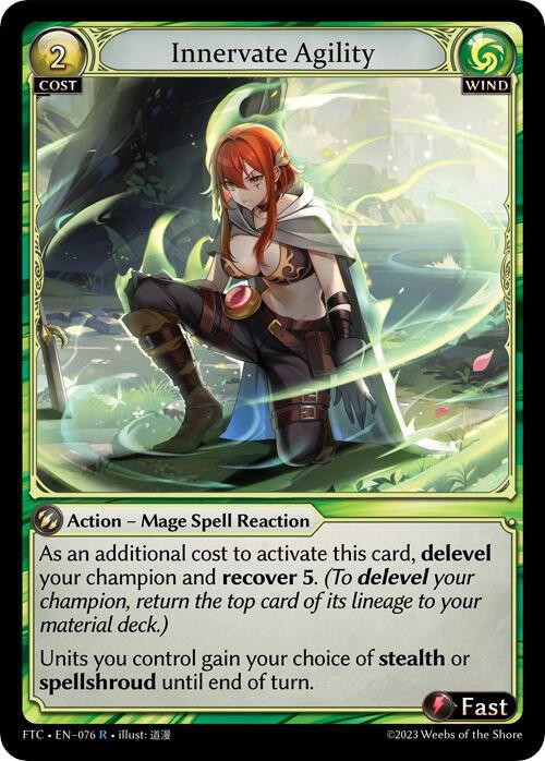Innervate Agility 076 (Fractured Crown)  - Foil | Good Games Adelaide SA