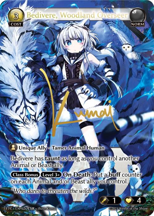 Bedivere Woodland Overseer CSR 026 (Fractured Crown)  - Foil | Good Games Adelaide SA