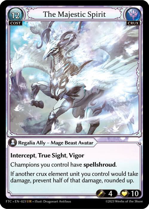 The Majestic Spirit 023 (Fractured Crown)  - Foil | Good Games Adelaide SA