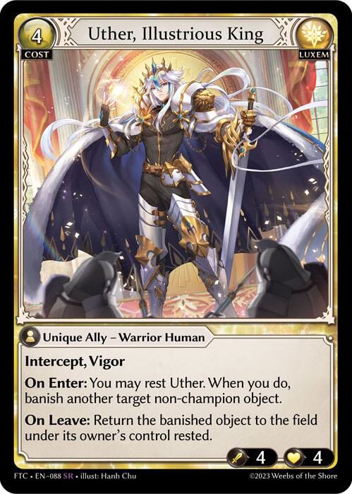 Uther Illustrious King 088 (Fractured Crown)  | Good Games Adelaide SA