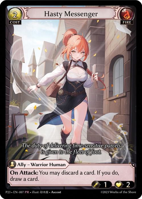 Hasty Messenger 139 (Promotional Cards)  | Good Games Adelaide SA