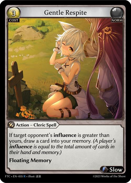 Gentle Respite 035 (Fractured Crown)  - Foil | Good Games Adelaide SA