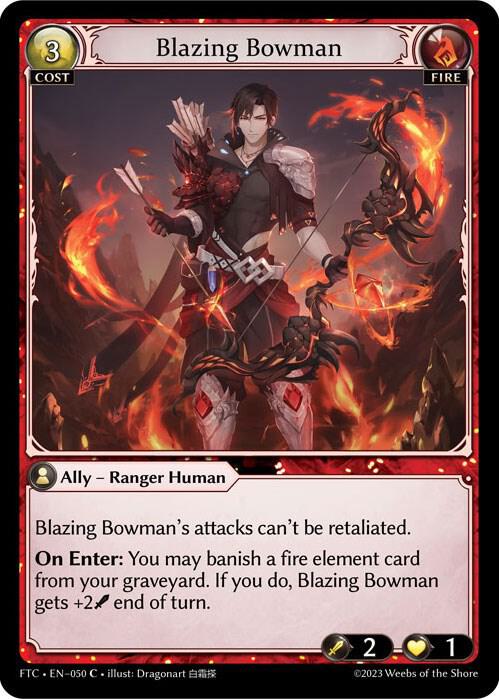 Blazing Bowman 050 (Fractured Crown)  - Foil | Good Games Adelaide SA