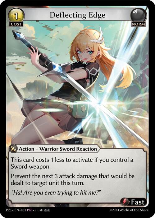 Deflecting Edge 080 (Promotional Cards)  | Good Games Adelaide SA